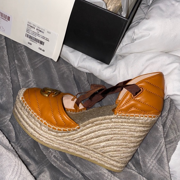 Gucci shoes wedges heels - Picture 1 of 2